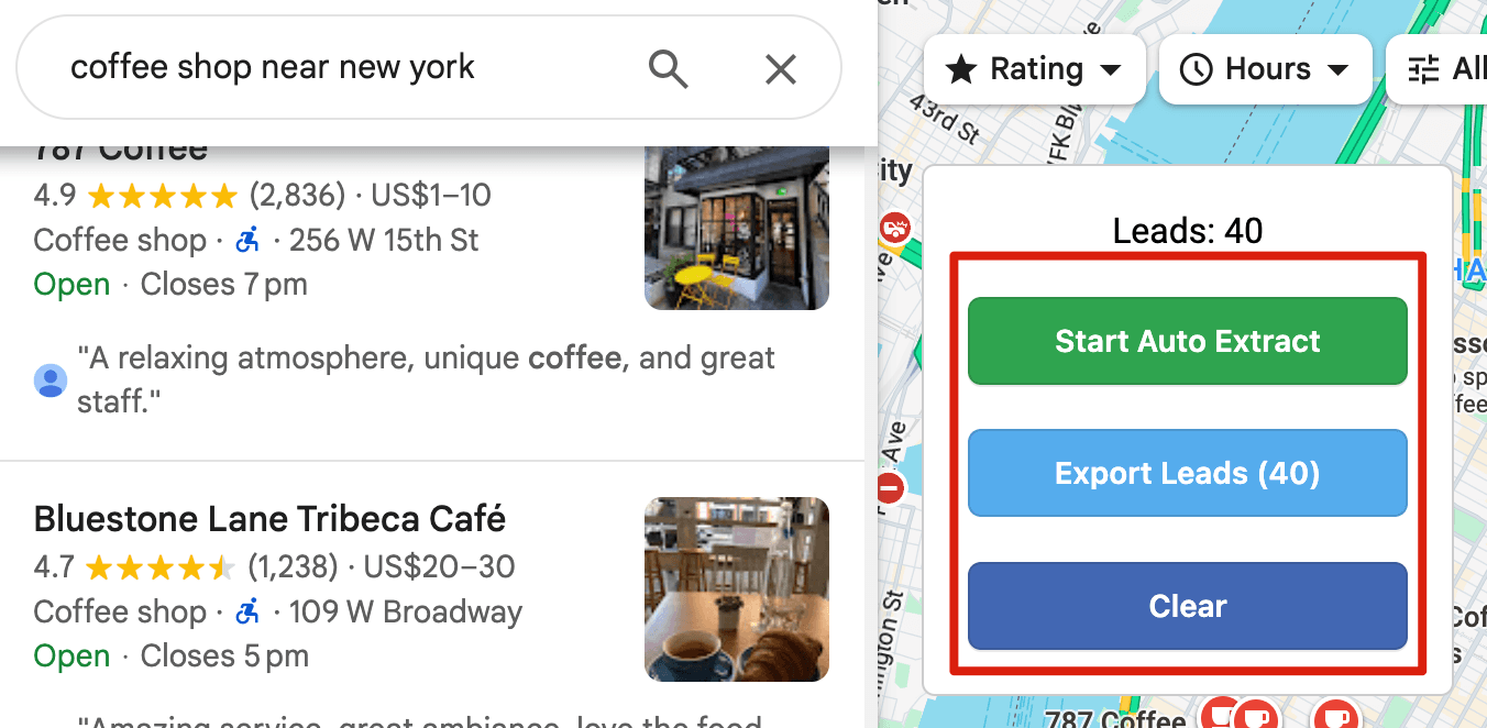 One-Click Lead Extraction